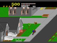 une photo d'Ã©cran de Paperboy sur Sega Megadrive